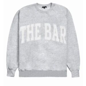 The Bar Gray Crewneck Sweater